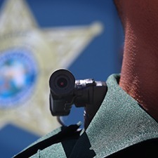 Photo of shoulder mounted camera