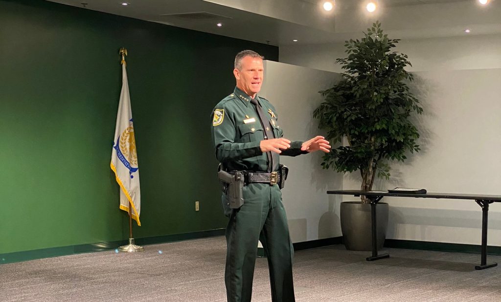 Sheriff Mina Speaking