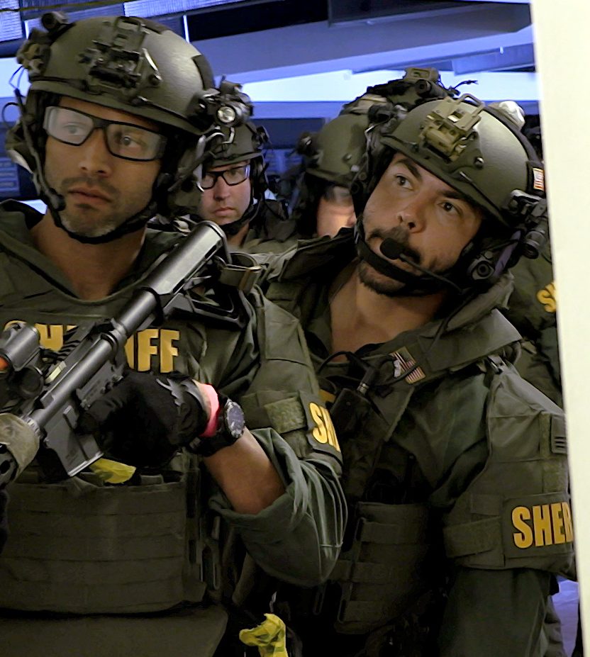 SWAT team in full gear