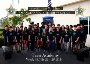 Teen academy group photo